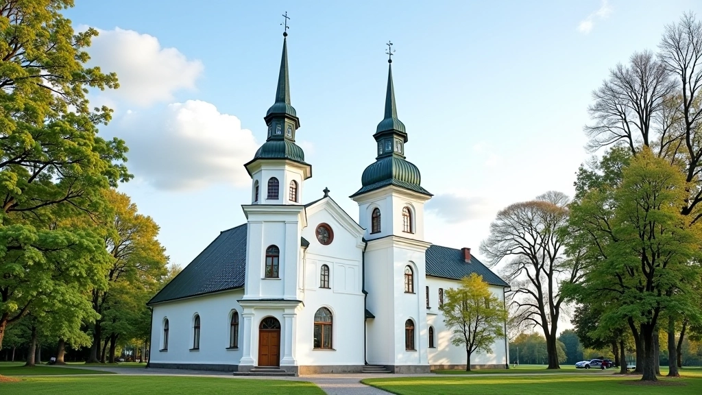 Pärnu Jaani kirik, valge kirik, klassikaline arhitektuur, tänav