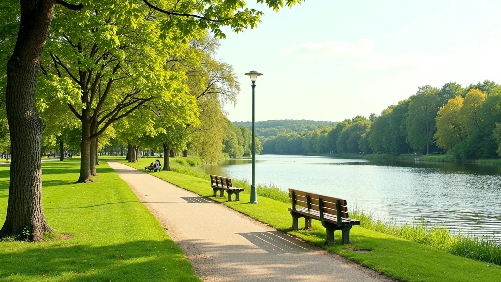 Jõekalda park rahustava atmosfääriga
